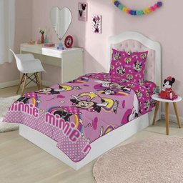 Edredom Infantil Avulso Lepper -Microfibra Minnie - 1