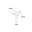 Ver imagem 4 de Fresa Para Tupia Manual 35º Com Haste De 6mm