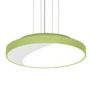 Ver imagem 1 de Lustre Pendente Redondo 7652 Para 3 Lâmpadas E27 Cor Verde