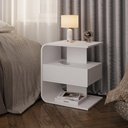 Ver imagem 4 de Mesa de Cabeceira Celta em Mdf 15mm com 1 Gaveta Branco