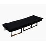 Poltrona Reclinável Versati Estofada Estilo Industrial Moveis House Magia Preto - 6