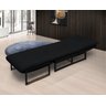 Poltrona Reclinável Versati Estofada Estilo Industrial Moveis House Magia Preto - 3