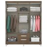 Guarda-Roupa Módena 6 Portas Malbec Incorplac - 2