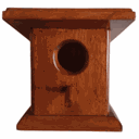 Ver imagem 5 de Ninho Casa de Passarinhos Casinha em Madeira Pássaros Livres em Verniz