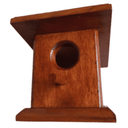 Ver imagem 6 de Ninho Casa de Passarinhos Casinha em Madeira Pássaros Livres em Verniz