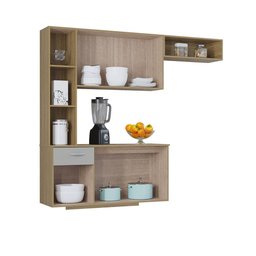 Kit Armário P Cozinha Suspensa Mel C Balcão 163cm Poquema - 4