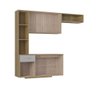 Kit Armário P Cozinha Suspensa Mel C Balcão 163cm Poquema - 5