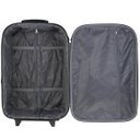 Ver imagem 5 de Mala Pequena de Rodinha Viagem Bordo Preta Tonin Copacabana 10kg Bagagem de Mão