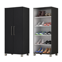 Ver imagem 4 de Armário Multiuso Marcela 2 Portas 1,40m Onix com Rodinhas