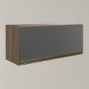 Ver imagem 2 de Armario Aereo Basc Mdf 70 Cm Kali 16339 Carvalho Toq Chumbo Nicioli