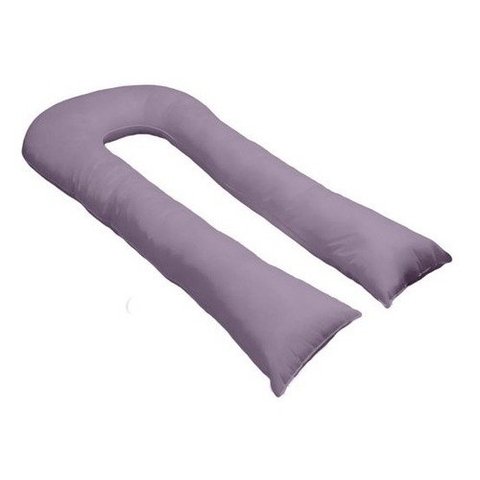 Travesseiro Tipo U 170x80cm P/ Gestante Gigante De Corpo - Lilás