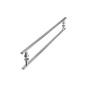 Ver imagem 5 de Puxador para Porta de Vidro Aço Inox Escovado 80cm Ms Fs