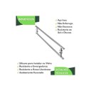Ver imagem 6 de Puxador para Porta de Vidro Aço Inox Escovado 80cm Ms Fs