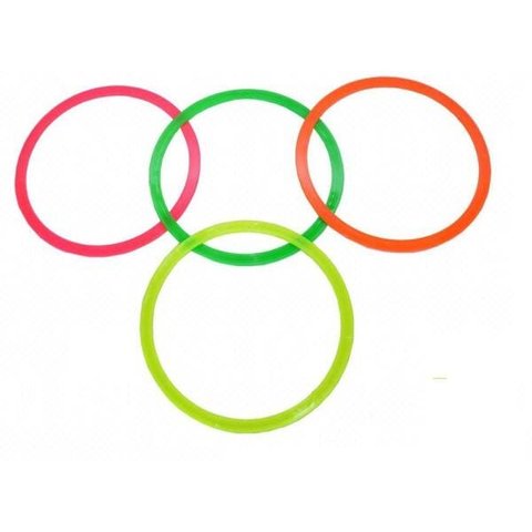 Kit 16 Unidades Argola Funcional Circuito Agilidade Fitness