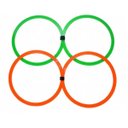 Ver imagem 2 de Kit 16 Unidades Argola Funcional Circuito Agilidade Fitness