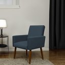 Ver imagem 7 de Kit 4 Poltronas para Sala Pés de Madeira Nina
