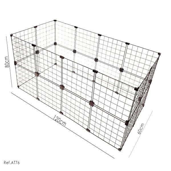 Cercadinho Para Pets, Porquinhos da índia e Roedores - 1,20 x 0,80 x 0,60