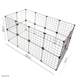 Cercadinho Para Pets, Porquinhos da índia e Roedores - 1,20 x 0,80 x 0,60 - 1