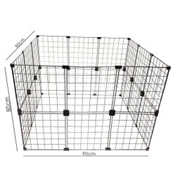 Cercadinho Para Pets, Porquinhos da índia e Roedores - 0,90 x 0,80 x 0,90 - 1
