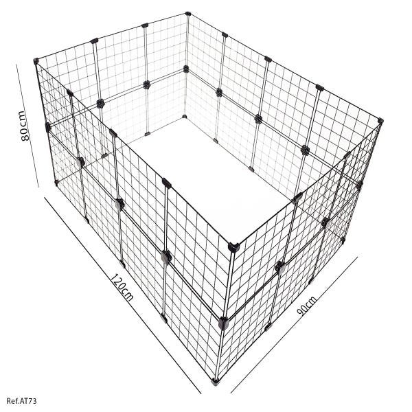 Cercadinho Para Pets, Porquinhos da índia e Roedores - 1,20 x 0,80 x 0,90 - 1