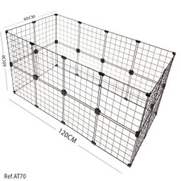 Cercadinho Para Pets, Porquinhos da índia e Roedores - 1,20 x 0,60 x 0,60 - 1