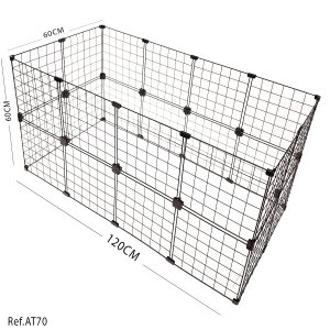 Cercadinho Para Pets, Porquinhos da índia e Roedores - 1,20 x 0,60 x 0,60