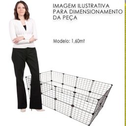 Cercadinho Para Pets, Porquinhos da índia e Roedores - 1,20 x 0,60 x 0,60 - 2