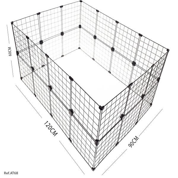 Cercadinho Para Pets, Porquinhos da índia e Roedores - 1,20 x 0,60 x 0,90