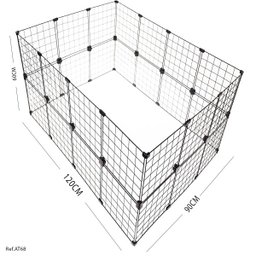 Cercadinho Para Pets, Porquinhos da índia e Roedores - 1,20 x 0,60 x 0,90 - 1