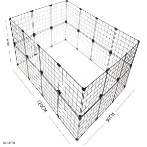 Cercadinho Para Pets, Porquinhos da índia e Roedores - 1,20 x 0,60 x 0,90