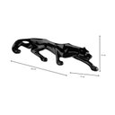 Ver imagem 6 de Escultura Estátua Decorativa Pantera Ataque Sala de Estar 22cm:preto Brilho