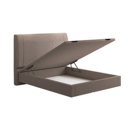Cama Flutuante Baú Space Casal Linho - Skybox - 4