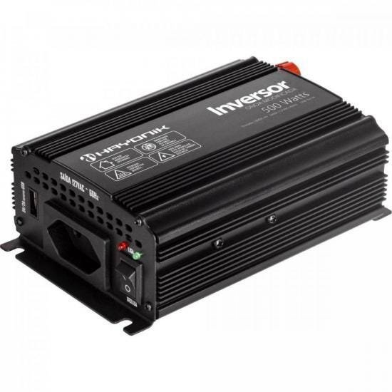 Inversor de Onda Modificada 500w 12vdc/127v Usb Hayonik - 2