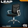 Cadeira Office Leap Plus, Elg, Och06, Ajuste de Altura, Apoio Braços, Espuma D27, até 120kg, Branca - 4