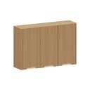 Ver imagem 1 de Armário Aéreo para Cozinha 120cm 3 Portas Lúmina Luciane Móv Freijó/freijó