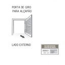 Ver imagem 4 de Porta de Aço Alçapão 80x60cm com Porta Cadeado Riobras Branco