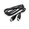 Cabo Usb 3.0 de Dados Macho-macho 1.5m Preto Grosso Knup - 3
