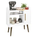 Ver imagem 2 de Aparador Café Balcão Buffet com Porta Barzinho Branco