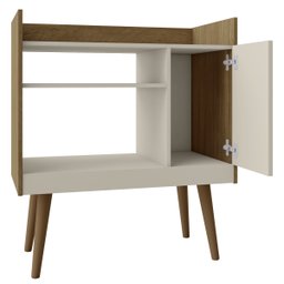 Aparador Cantinho do Café Buffet Decorativo Barzinho Cinamomo/off White - 3