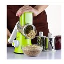 Ver imagem 2 de Ralador Queijo Manivela Grande Fatiador De Legumes 3 Lâminas