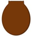 Ver imagem 1 de Assento Tampa para Vaso Sanitário Oval Especial Bellart Marrom Claro Durín