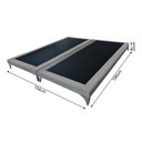 Ver imagem 5 de Cama Oriental Premium Casal Veludo Cinza