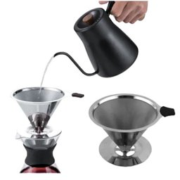 Filtro De Café Coador Inox Grande Reutilizável GB - 2