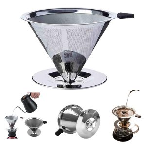 Filtro De Café Coador Inox Grande Reutilizável GB