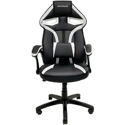 Cadeira Gamer Mx1 Giratória Preto e Branco Mymax - 2