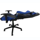 Ver imagem 3 de Cadeira Gamer Mx5 Giratória com Encosto Regulável 9175 Preto e Azul - Mymax