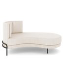 Ver imagem 2 de Sofá Chaise Longue Living Lucca Direito D02 Linho Cru D-461
