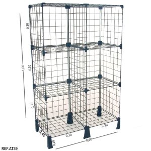 Balcão aramado 1,00 x 0,60 x 0,40