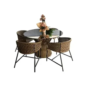 Conjunto Florença Corda Naútica P/ Jardim