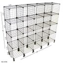 Ver imagem 1 de Balcão aramado preto - 1,30 X 1,50 X 0,40